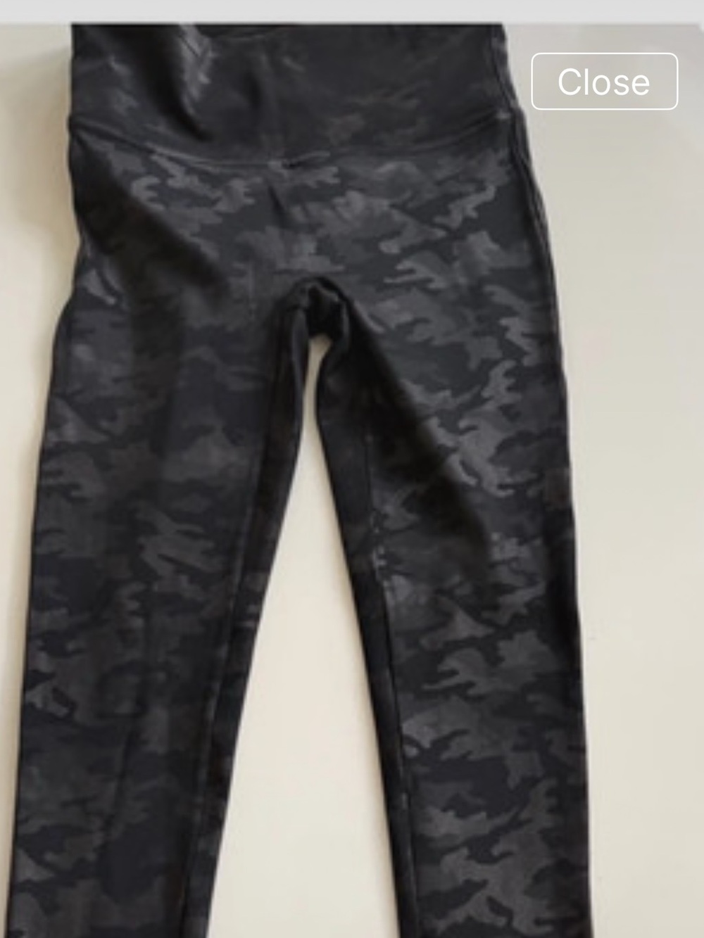 Spanx Black Camo Leggings